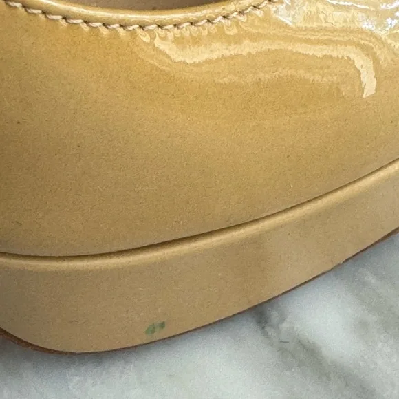 Jimmy Choo Women's Mustard Heels - Picture 5 of 7